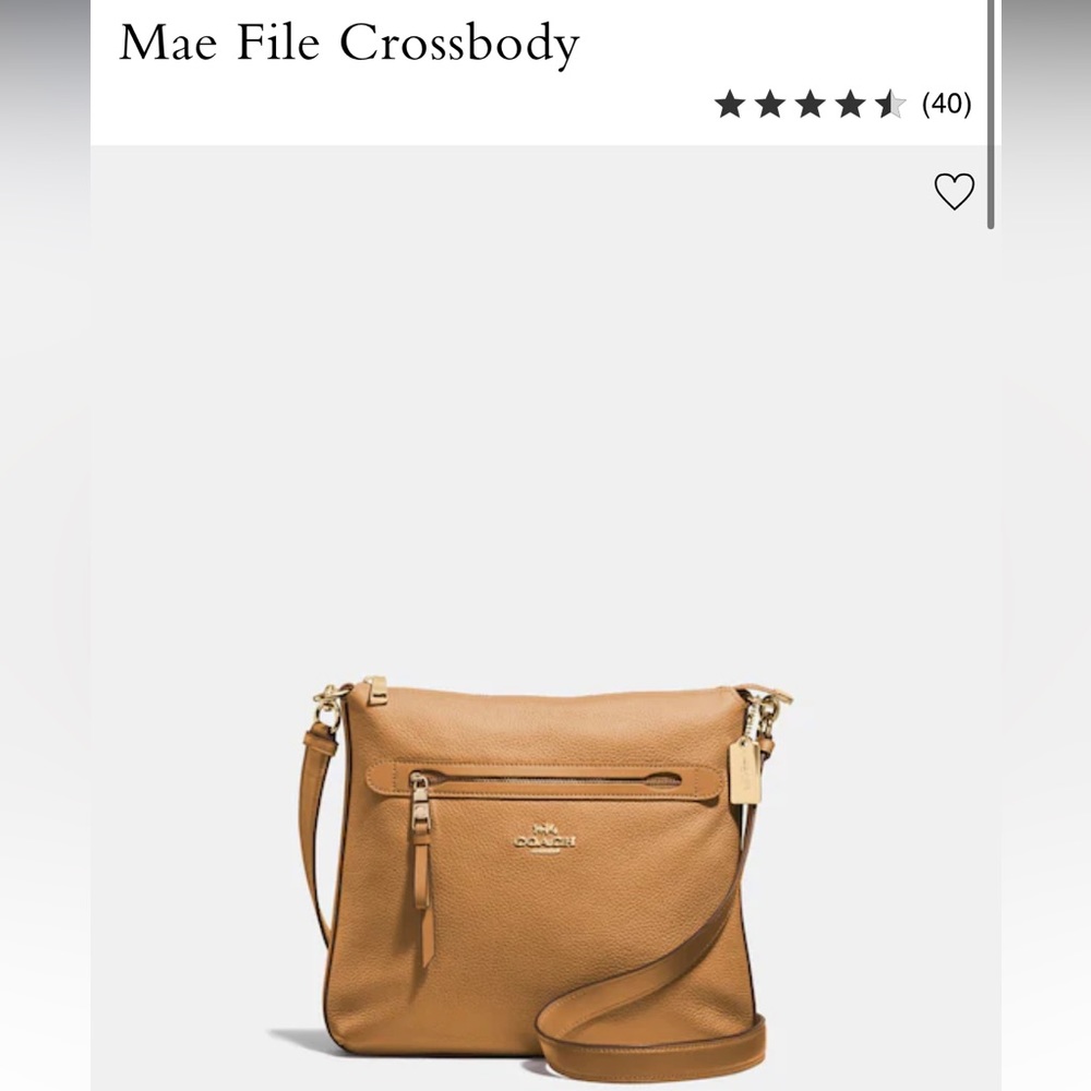 Coach Mae File Crossbody Bag